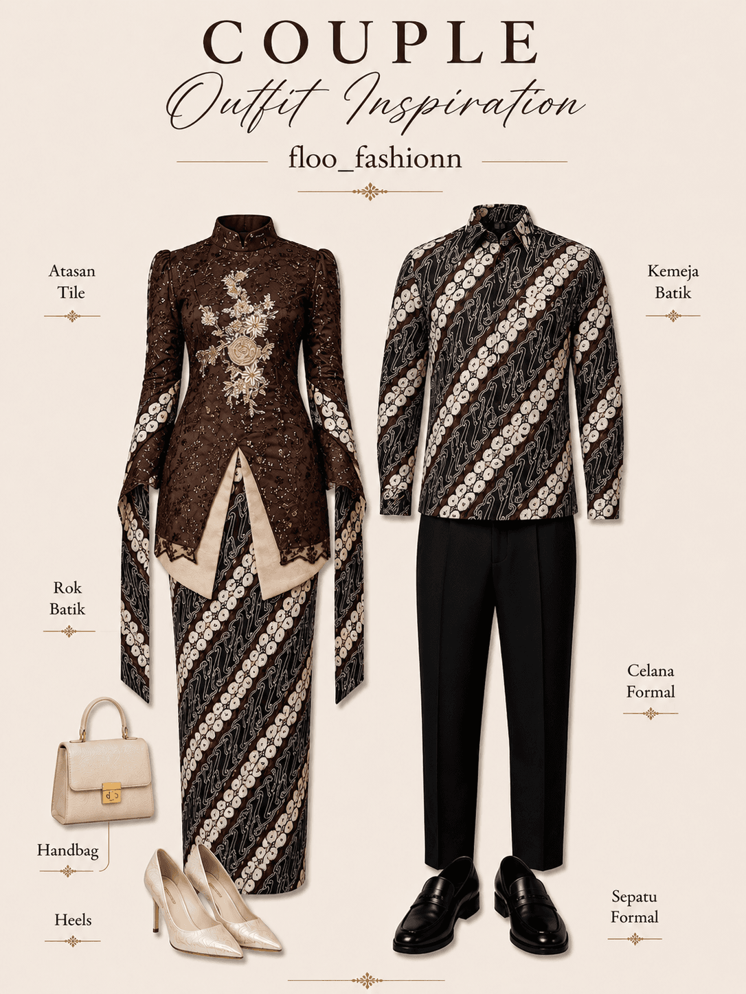 Detail pengerjaan kebaya Floo